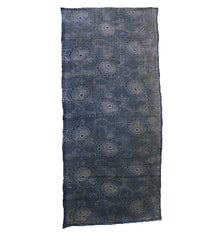 A Length of Faded and Low Contrast Katazome Cotton: Delicate Chrysanthemums