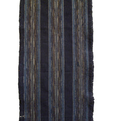 A Length of Hand Woven Cotton: Kasuri Dyed Stripes