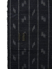 A Length of Indigo Dyed Kasuri: Stripes Two Ways