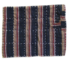 A Mended, Striped Zokin: Repairs