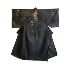 A Stamped and Resist Dyed Pilgrim's Kimono: Esoteric Buddhism