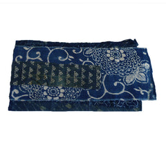 A Swatch Book of Indigo Dyed Katazome Cotton Fragments #5