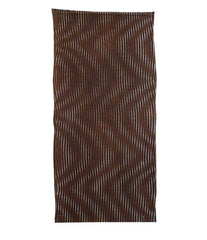 A Length of Kumanozome: Stenciled Moire Effect Cotton