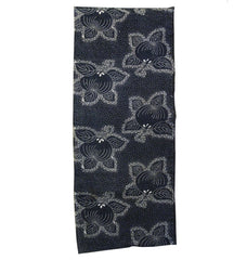 A Length of Katazome Dyed Cotton: Stippled Luminous Tachibana