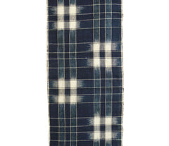 A Beautiful Length of Kurume Kasuri: Large Scale Well Cover Motif