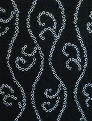 A Length of Indigo Dyed Shibori Cotton: Tatewaku