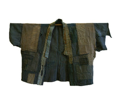 A Tattered and Very Beautiful Boro Noragi: Fabulous Details and Age