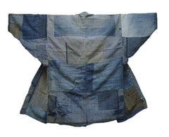 A Tattered Boro Noragi: Block Patches in Artful Arrangement