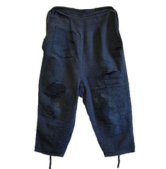 A Pair of Boro Tattsuke: Traditional Work Trousers