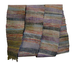 A Rustic Sakiori Obi: Thick Cotton Warp Yarns