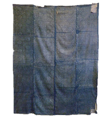 A Lightweight Katazome Cotton Futon Cover Fragment: Holes