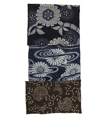 Three Small Pieces of Katazome Patterns: Unusual and Beautiful