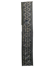 A Length of Boro Kasuri Cotton: Three Brushy Motifs