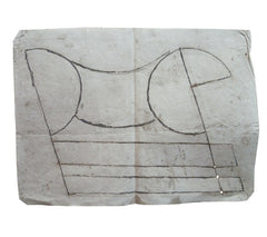 A Full Scale Roof Tile Drawing: Geometry as Art