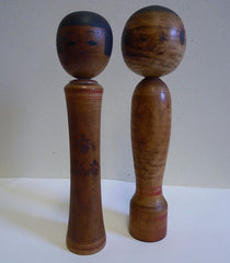 A Pair of Kokeshi: Dolls from Rural Japan
