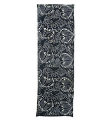 A Length of Indigo Dyed Cotton Katazome: Large Scale and Playful Pattern