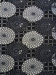 A Length of Hand Spun Cotton Katazome: Indigo Dye