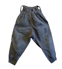 A Pair of Very Stitched and Mended Tattsuke: Cotton Work Pants