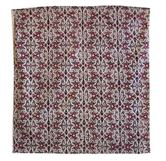 A Square of Real Ajrakh Cloth: Bold, Traditional Sindhi Dyeing
