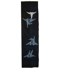 A Length of Tsutsugaki Dyed Cotton: Origami Cranes