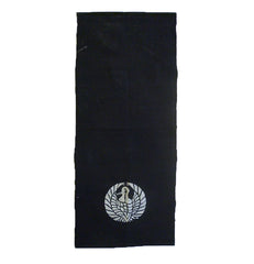 A Length of Resist Dyed Cotton: Rustic Crane