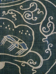 A Length of Tsutsugaki Dyed Cotton: Over Dyed and Hand Spun