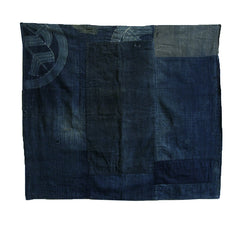 A Tsutsugaki Dyed Boro Mat: Two Distinct Sides