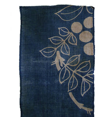 A Length of Tsutsugaki Dyed Cotton: Hand Spun Yarns