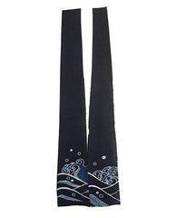 Two Tailored Pieces of Tsutsugaki Dyed Cotton: Waves