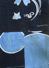 A Pieced and Reconfigured Tsutsugaki Panel: Stylized Cherry Blossoms