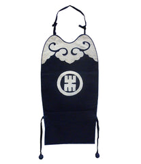 A Hand Spun Cotton Chest Protector: Indigo Dyed Tsutsugaki