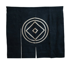A Tsutsugaki Dyed Cotton Noren: Traditional Door Covering