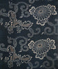 A Length of Katazome Dyed Cotton: Chrysanthemum and Paulownia