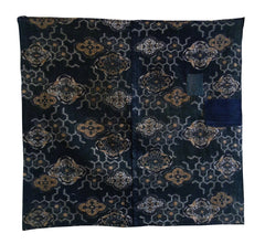A 19th Century Katazome Dyed Cotton Furoshiki: Complex Dyeing
