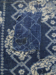 A Length of Beautifully Dyed Narumi Kongata: Katazome Patches