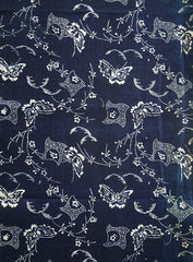 A Length of Sparely Designed Katazome: Butterflies in Nature