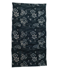 A Piece of Indigo Dyed Katazome Cotton: Many, Many Motifs