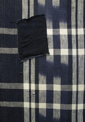 A Length of Patched Kasuri Cotton: Attractive Design