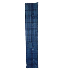A Nicely Patched Length of Low-Contrast Plaid Cotton: Old and Handwoven