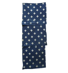 A Length of Katazome Dyed Cotton: Three Stitched Fragments