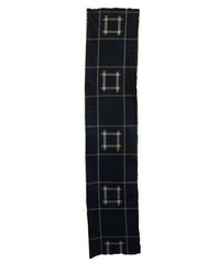A Repaired Length of Large-Scale Kasuri Cotton: Well Cover Motif
