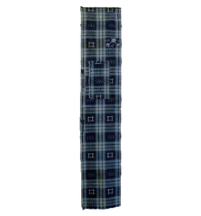 A Patched Length of Kasuri and Plaid Cotton: Well Cover and Paulownia