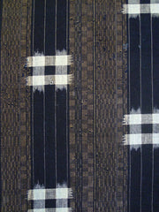 A Length of Complex Kasuri Cotton: Well Cover and Basketweave