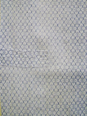 A Faintly Designed Blue on White Katazome Length: One Patch