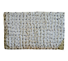 A Black Stitched White Cotton Zokin: Interesting Marks