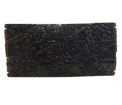 A Hand Carved Itajime Board: Lacquered and Channeled