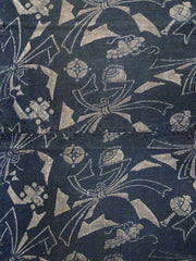 A Faded Length of Katazome Cotton: Spirited Pattern