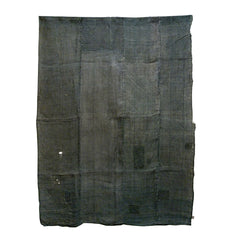 A Four Panel Patched Hemp Kaya: Mended Mosquito Netting