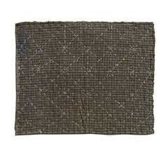 A Sashiko Stitched Zokin: Criss Cross