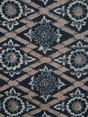 A Beautiful Length of Old Katazome Cotton: Complex Pattern